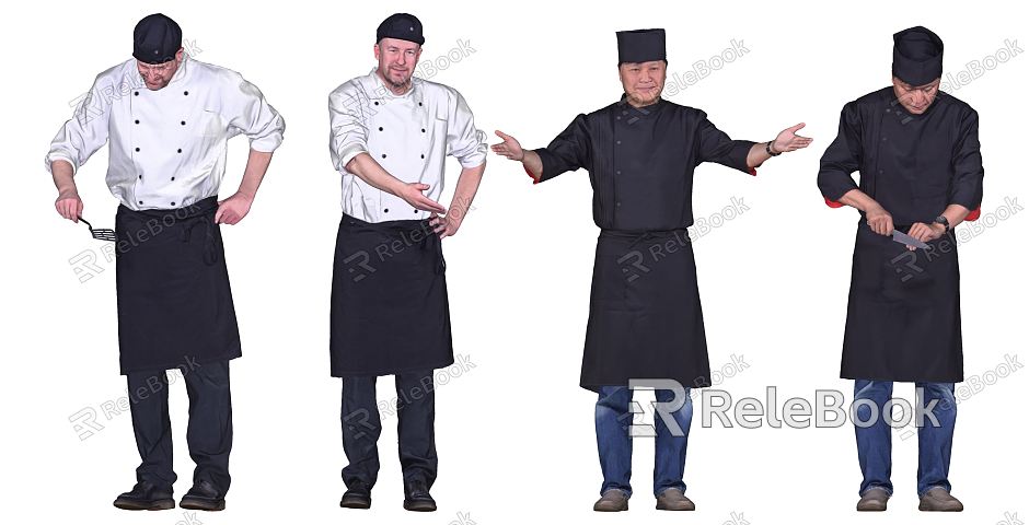 Modern Multiplayer Chef Master model