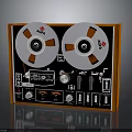 Vintage AKAI Reel to Reel Tape Recorder With Wooden Frame Dual Reels And Control Knobs