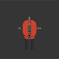 laser tower turret turntable sci-fi tower defense game tower defense sci-fi turret game turret game turret 3d model