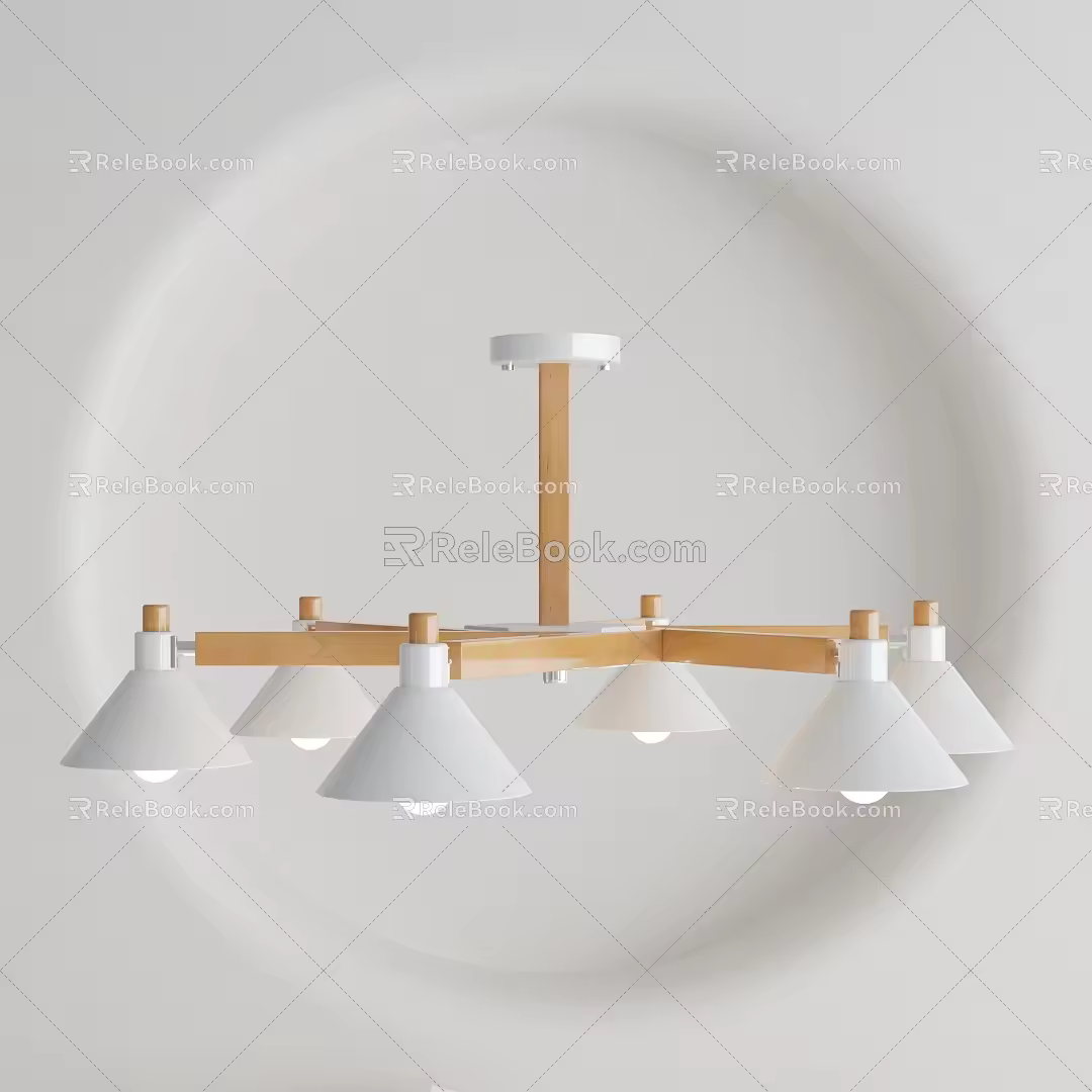 Modern chandelier 3d model