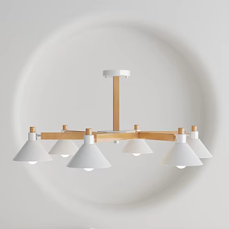 Modern chandelier 3d model