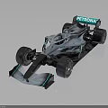 PETRONAS Formula 1 Racing Car With Sleek Aerodynamic Design And Modern Livery