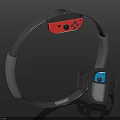 Fitness Sports Equipment with Red Controller Blue Accessory and Gray Strap Design