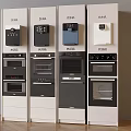 Modern direct drinking machine combination baking steamer cabinet 3d model