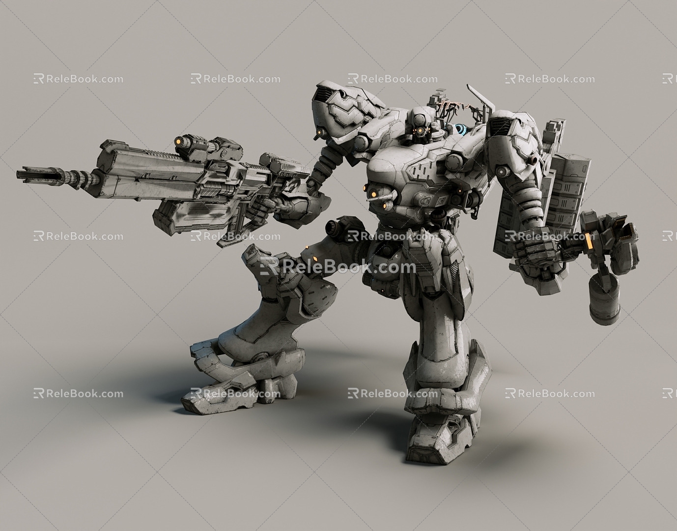 Trendy Play Robot Robot Armored Core Game Role Game Figure Movie Role Toy Toy Decoration Toy Decoration Hand-held 3d model