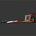 Modern game machine Old game machine Old game machine Old game machine Old game machine 3d model