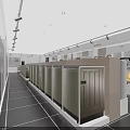 Modern Specialty Store Interior With Bright Lighting Appliance Displays And Shelves