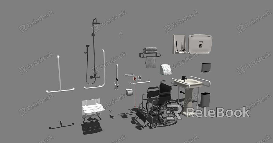 Modern Wheelchair Medical Devices model