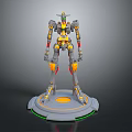 Modern Robot Mech Warrior Mech Soldier Machine Battlearm Mechanical Battlearm 3d model
