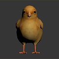 Modern Chick Chicken Cartoon Chick Cock 3d model