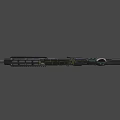 Modern Tactical Rifle With Scope Handguard Magazine And Ergonomic Design Features