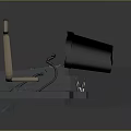 Aircraft Cockpit Interior With Two Brown Seats And Control Panel Instruments