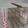 Industrial Equipment For Horizontal Post Cast Strip Construction Template With Steel Frame Support