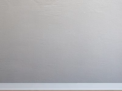 Grey Wall Interior With Smooth Surface And White Bottom Border 3d model