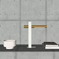 Modern Table Lamp Metal Table Lamp 3d model