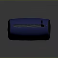 Stylish Blue Leather Clutch Bag With Zipper For Women's Fashion Accessories