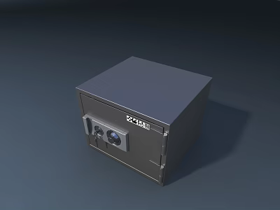 SCUBE Commercial Safe With Electronic Lock For Business Security Equipment 3d model