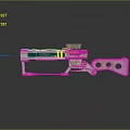 Mechanical Laser Tool With Green Yellow Casing Metal Bracket And Red Laser Beam