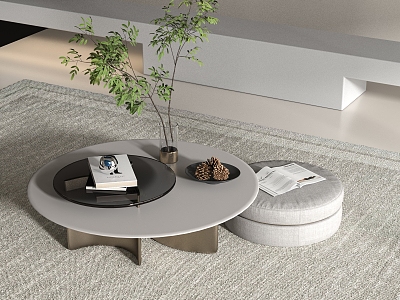 Modern coffee table 3d model