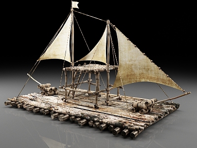 Raft Boat model