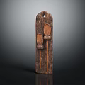Handcrafted Wooden Utensil Set With Two Spoons And Hanging Board Design