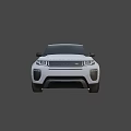 White Land Rover SUV with Modern Exterior Design and Sleek Body Features