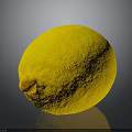 Fresh Yellow Lemon With Vibrant Skin And Juicy Texture On Dark Background