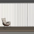 Modern single sofa 3d model