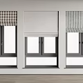 Modern roller shutter 3d model