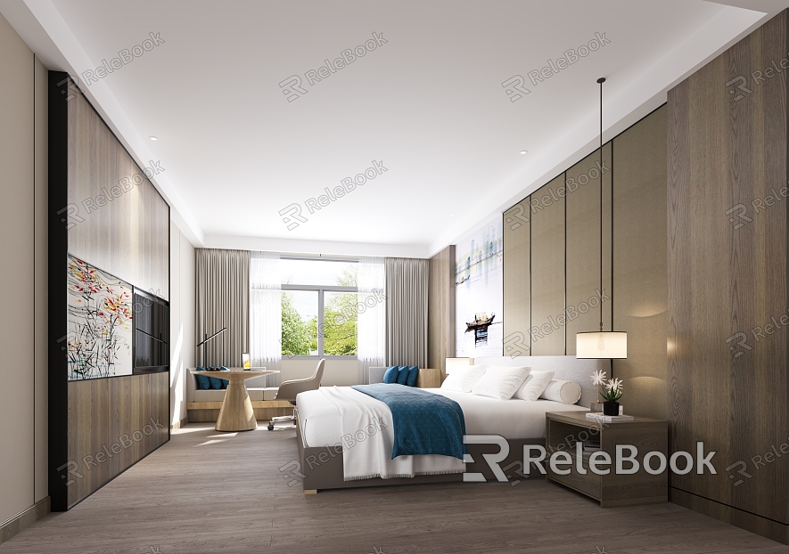 Modern King Room model