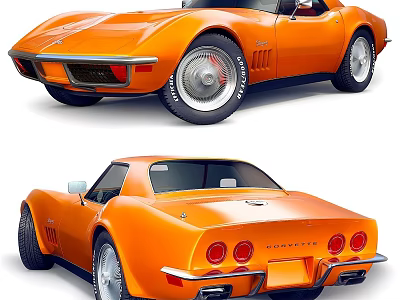Retro Other Car Transport Retro Classic 3d model