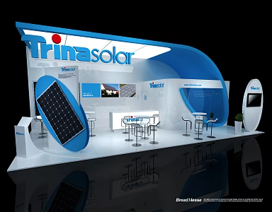 Modern Exhibition Booth Exhibition Hall 3d model