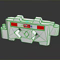White SELSITE Industrial Component Featuring Red Label And Structural Design