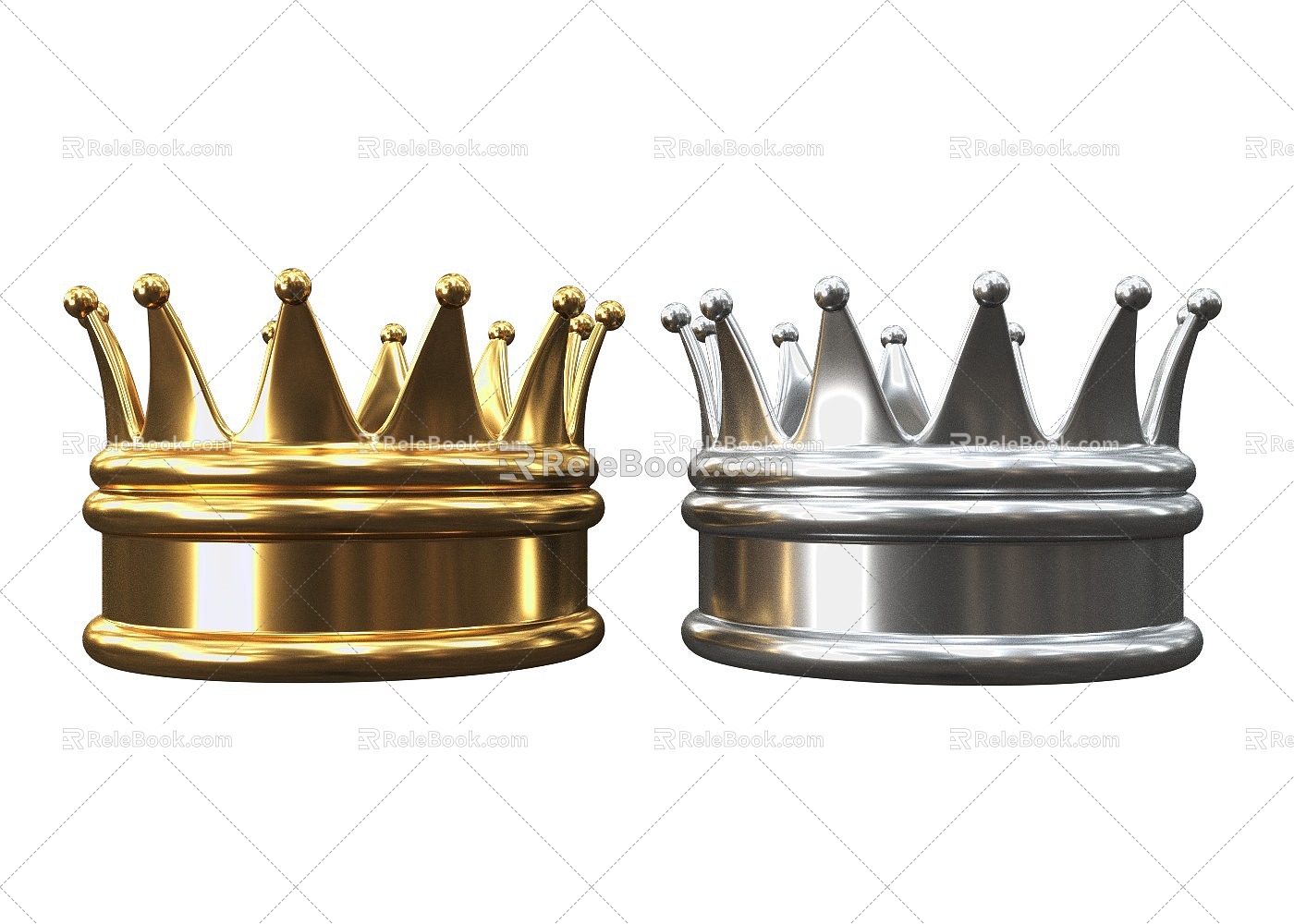 Crown Crown Crown Crown Home Ornaments Royal Items Noble Items Jewelry Gold Headwear 3d model