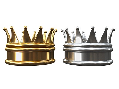 Crown Home Ornaments Royal Items Noble Items Jewelry Gold Headwear 3d model