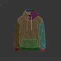 Comfortable Dark Purple Hooded Sweatshirt With Simple Design For Daily Casual Wear