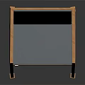 Modern Accent Chair With Wooden Frame Blue Cushion And Backrest