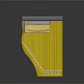 Circuit Board Equipment With Grid Structure Metallic Cover And Multilayer Yellow Red Layers