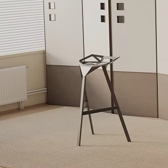 Modern Bar Chair 3d model