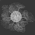 Monstera Potted Plant With Large Green Split Leaves In White Ceramic Pot For Indoor Decor