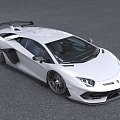 Hyundai sports car Lamborghini Super Run Luxury Car 3d model