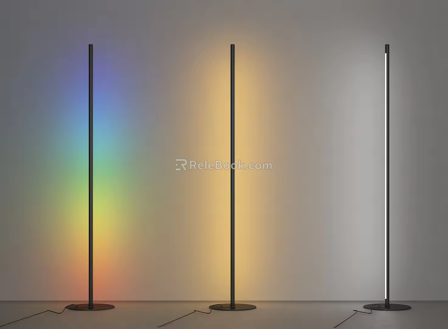 Art floor lamp 3d model