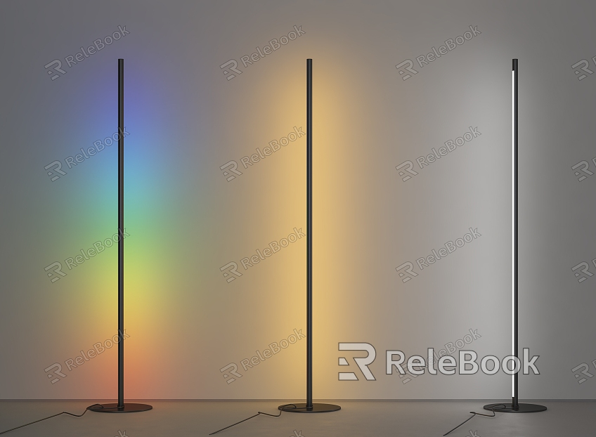 Art floor lamp model