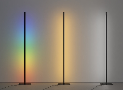 Art floor lamp 3d model