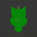 Golden Owl Pendant Intricately Carved Decorative Fashion Jewelry Accessory for Clothing