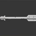 White Space Rocket Model For Cosmic Exploration And Aerospace Missions
