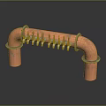 Durable Copper Plumbing Hardware Pipe Fittings Featuring Elbow Joint And Multiple Connections