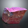 Natural Wood Stone With Pink Red Surface And Natural Textured Structure