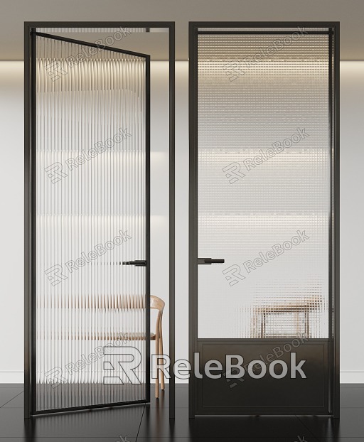 glass door changhong glass checkered glass model