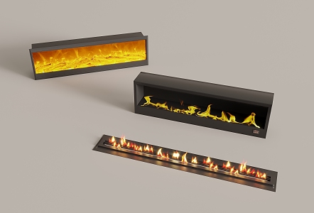 Fireplace 3d model